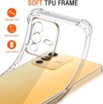 ⁦جراب حماية شفاف رفيع مقاوم للصدمات من مادة TPUمن Gorilla لهاتف  Vivo V23 5G .⁩ - الصورة ⁦4⁩