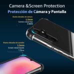 ⁦جراب حماية غوريلا شفاف لموبايل سامسونج جالاكسي A24 مضاد للصدمات⁩ - الصورة ⁦7⁩