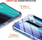 ⁦جراب حماية غوريلا شفاف ناعم من البولي يوريثين الحراري والسيليكون ممتص للصدمات بزاوية معززة وحماية كاملة للكاميرا لموبايل Oppo Reno 2 .⁩ - الصورة ⁦3⁩