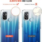 ⁦جراب حماية غوريلا شفاف لموبايل Oppo A53 بزوايا مضادة للصدمات. ⁩ - الصورة ⁦3⁩