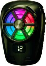 مبرد هاتف محمول X110A مع بطارية 2500 مللي أمبير في الساعة، مروحة تبريد أشباه الموصلات ثلاثية السرعة، مشبك مزدوج، تبريد مزدوج، للبث المباشر والألعاب، إضاءة RGB، بطارية داخلية