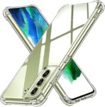 ⁦جراب حماية غوريلا شفاف من السيليكون لموبايل سامسونج S21 FE⁩ - الصورة ⁦5⁩