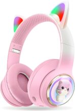 سماعة رأس بلوتوث M31 بصوت عالي الدقة ستيريو 6D مع إضاءة ار جي بي – تدعم بطاقة تي اف وراديو اف ام – تصميم مريح ومميز للأطفال.