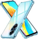 ⁦جراب حماية غوريلا شفاف لموبايل Oppo A98 5G بزوايا مضادة للصدمات. ⁩ - الصورة ⁦2⁩