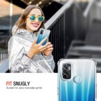 ⁦جراب حماية غوريلا شفاف لموبايل Oppo A53 بزوايا مضادة للصدمات. ⁩ - الصورة ⁦4⁩