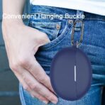 ⁦جراب لسماعات هواوي فري بودز 6i 2024 وفري 5i 2022، واقي السيليكون مضاد للصدمات مع سلسلة مفاتيح.⁩ - الصورة ⁦9⁩