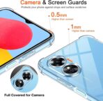 ⁦جراب حماية غوريلا شفاف لموبايل Oppo A17K بزوايا مضادة للصدمات. ⁩ - الصورة ⁦4⁩