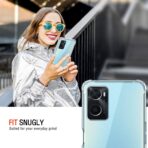 ⁦جراب حماية غوريلا شفاف ناعم من البولي يوريثين الحراري والسيليكون ممتص للصدمات بزاوية معززة وحماية كاملة للكاميرا لموبايل Oppo A76 .⁩ - الصورة ⁦6⁩