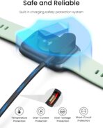 ⁦كابل شحن USB مغناطيسي متوافق مع ساعة هواوي فيت/فيت 2/فيت نيو/فيت ميني/فيت اليجانت، هواوي باند 7/6/6 برو، هونر باند 6/ووتش ES⁩ - الصورة ⁦3⁩