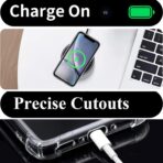 ⁦جراب حماية غوريلا شفاف ناعم من البولي يوريثين الحراري والسيليكون ممتص للصدمات بزاوية معززة وحماية كاملة للكاميرا لموبايل Oppo  A9 2020.⁩ - الصورة ⁦12⁩