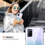 ⁦جراب حماية غوريلا شفاف ناعم من البولي يوريثين الحراري والسيليكون ممتص للصدمات بزاوية معززة وحماية كاملة للكاميرا لموبايل Oppo  A92 .⁩ - الصورة ⁦5⁩