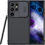 ⁦جراب لموبايل جالاكسي S24 الترا من نيلكن، جراب كام شيلد برو لموبايل سامسونج جالاكسي S24 الترا مع غطاء كاميرا منزلق، جراب نحيف وأنيق، جراب S24 الترا.⁩ - الصورة ⁦8⁩