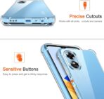 ⁦جراب حماية غوريلا شفاف لموبايل Oppo A17K بزوايا مضادة للصدمات. ⁩ - الصورة ⁦6⁩