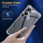⁦جراب حماية شفاف رفيع مقاوم للصدمات من مادة TPUمن Gorilla لهاتف  Realme Note 60  .⁩ - الصورة ⁦6⁩