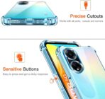 ⁦جراب حماية غوريلا شفاف لموبايل Oppo A98 5G بزوايا مضادة للصدمات. ⁩ - الصورة ⁦5⁩