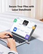 ⁦ليكسار محرك فلاش D40E سعة 128GB مزدوج USB 3.2 الجيل الاول نوع C، ذاكرة فلاش USB نوع سي بهيكل معدني بتصميم دوار⁩ - الصورة ⁦7⁩