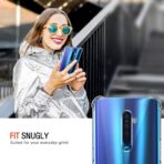 ⁦جراب حماية غوريلا شفاف ناعم من البولي يوريثين الحراري والسيليكون ممتص للصدمات بزاوية معززة وحماية كاملة للكاميرا لموبايل Oppo Reno 2 .⁩ - الصورة ⁦4⁩