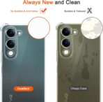 ⁦جراب حماية شفاف رفيع مقاوم للصدمات من مادة TPUمن Gorilla لهاتف  Vivo Y04 4G .⁩ - الصورة ⁦7⁩