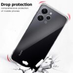 ⁦جراب حماية شفاف رفيع مقاوم للصدمات من مادة TPUمن Gorilla لهاتف Xiaomi Redmi 12 .⁩ - الصورة ⁦6⁩