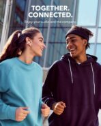 ⁦سماعات اذن ساوند كور C30i من انكر، سماعات اذن مفتوحة الاذن، سماعات مشبك، خفيفة الوزن، مريحة ومستقرة، تصميم هيكل ثابت، مقابض اذن قابلة للتثبيت، مشغلات كبيرة لصوت واضح، تشغيل 30 ساعة، مقاومة للماء IPX4⁩ - الصورة ⁦8⁩