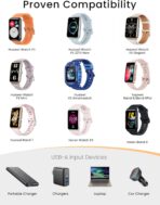 ⁦كابل شحن USB مغناطيسي متوافق مع ساعة هواوي فيت/فيت 2/فيت نيو/فيت ميني/فيت اليجانت، هواوي باند 7/6/6 برو، هونر باند 6/ووتش ES⁩ - الصورة ⁦5⁩