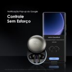 ⁦سماعات أذن لاسلكية من اورايمو Hybrid ANC True Wireless Earbuds، مزودة بتنبيهات صوتية مخصصة، وقت تشغيل يصل إلى 40 ساعة، موديل OTW-630، مدخل الهيكل: نوع سي، مقاوم للماء: سماعات أذن مقاومة للماء بتصنيف IPX4 .⁩ - الصورة ⁦6⁩