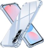 ⁦جراب حماية عوريلا ممتص للصدمات ناعم شفاف لموبايل سامسونج جالاكسي A56 شبكة الجيل الخامس 5G (لون شفاف)⁩ - الصورة ⁦4⁩
