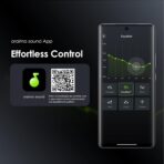 ⁦سماعات أذن لاسلكية من اورايمو Hybrid ANC True Wireless Earbuds، مزودة بتنبيهات صوتية مخصصة، وقت تشغيل يصل إلى 40 ساعة، موديل OTW-630، مدخل الهيكل: نوع سي، مقاوم للماء: سماعات أذن مقاومة للماء بتصنيف IPX4 .⁩ - الصورة ⁦2⁩