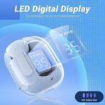 ⁦سماعات أذن A-16 Oraimo لاسلكية، صغيرة وخفيفة الوزن للغاية، شاشة ليد، سماعات HD للمكالمات ومشغلات الصوت الكبيرة.⁩ - الصورة ⁦5⁩