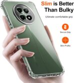 ⁦جراب حماية شفاف رفيع مقاوم للصدمات من مادة TPUمن Gorilla لهاتف   Realme 12 5G-Realme 12X 5G .⁩ - الصورة ⁦2⁩