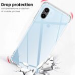 ⁦جراب حماية شفاف رفيع مقاوم للصدمات من مادة TPUمن Gorilla لهاتف  Xiaomi Redmi A1 Plus .⁩ - الصورة ⁦2⁩