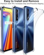 ⁦جراب حماية شفاف رفيع مقاوم للصدمات من مادة TPUمن Gorilla لهاتف  Realme 7 .⁩ - الصورة ⁦2⁩
