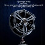 ⁦مبرد أشباه الموصلات للبث المباشر X18، جهاز تبريد مغناطيسي جذاب للهواتف المحمولة والأجهزة اللوحية وأجهزة التحكم في ألعاب الكمبيوتر الرقمية - لون المنتج: [طلاء فضي X18] أشباه الموصلات المغناطيسية⁩ - الصورة ⁦3⁩