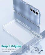 ⁦جراب حماية غوريلا شفاف زوايا مقاومة للسقوط لموبايل سامسونج جالاكسي A25⁩ - الصورة ⁦3⁩