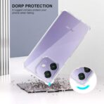 ⁦جراب حماية غوريلا شفاف لموبايل Oppo A3  بزوايا مضادة للصدمات. ⁩ - الصورة ⁦5⁩