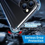 ⁦جراب حماية غوريلا شفاف ضد الصدمات لهاتف iPhone 13 Pro⁩ - الصورة ⁦7⁩