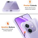 ⁦جراب حماية غوريلا شفاف لموبايل Oppo A3  بزوايا مضادة للصدمات. ⁩ - الصورة ⁦6⁩