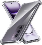 ⁦جراب حماية غوريلا شفاف لموبايل OPPO Reno 12 5G  بزوايا مضادة للصدمات. ⁩ - الصورة ⁦5⁩