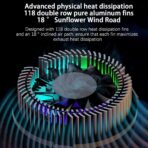 ⁦مبرد أشباه الموصلات للبث المباشر X18، جهاز تبريد مغناطيسي جذاب للهواتف المحمولة والأجهزة اللوحية وأجهزة التحكم في ألعاب الكمبيوتر الرقمية - لون المنتج: [طلاء فضي X18] أشباه الموصلات المغناطيسية⁩ - الصورة ⁦4⁩