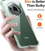 ⁦جراب حماية شفاف رفيع مقاوم للصدمات من مادة TPUمن Gorilla لهاتف Xiaomi Redmi A3 .⁩ - الصورة ⁦3⁩