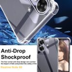 ⁦جراب حماية شفاف رفيع مقاوم للصدمات من مادة TPUمن Gorilla لهاتف  Realme Note 60  .⁩ - الصورة ⁦5⁩