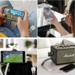 ⁦محول ومقسم لسماعة راس ايفون 3.5 ملم، 2 في 1 لايتنينج الى 3.5 ملم ايه يو اكس⁩ - الصورة ⁦7⁩