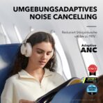 ⁦سماعات ساوند كور من انكر، سبيس ون، بخاصية الغاء الضوضاء النشطة، تقليل الصوت اقوى مرتين، وقت تشغيل ايه ان سي 40 ساعة، تحكم في التطبيق، صوت لاسلكي عالي الدقة ال دي ايه سي، ملاءمة مريحة، بلوتوث 5.3⁩ - الصورة ⁦6⁩