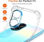 ⁦جراب حماية غوريلا شفاف لموبايل Oppo A98 5G بزوايا مضادة للصدمات. ⁩ - الصورة ⁦4⁩