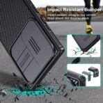 ⁦جراب من نيلكين مزود بغطاء لكاميرا موبايل جالاكسي S23 الترا كام شيلد برو لموبايل سامسونج S23 رفيع S23 شبكة الجيل الخامس 5G.⁩ - الصورة ⁦9⁩