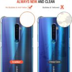 ⁦جراب حماية غوريلا شفاف ناعم من البولي يوريثين الحراري والسيليكون ممتص للصدمات بزاوية معززة وحماية كاملة للكاميرا لموبايل Oppo Reno 2 .⁩ - الصورة ⁦5⁩