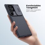 ⁦جراب لموبايل جالاكسي S24 الترا من نيلكن، جراب كام شيلد برو لموبايل سامسونج جالاكسي S24 الترا مع غطاء كاميرا منزلق، جراب نحيف وأنيق، جراب S24 الترا.⁩ - الصورة ⁦12⁩