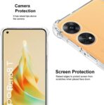 ⁦جراب حماية غوريلا شفاف لموبايل oppo reno 8t 4g بزوايا مضادة للصدمات. ⁩ - الصورة ⁦9⁩