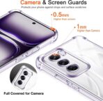 ⁦جراب حماية غوريلا شفاف لموبايل OPPO Reno 12 5G  بزوايا مضادة للصدمات. ⁩ - الصورة ⁦8⁩