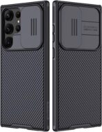 ⁦جراب من نيلكين مزود بغطاء لكاميرا موبايل جالاكسي S23 الترا كام شيلد برو لموبايل سامسونج S23 رفيع S23 شبكة الجيل الخامس 5G.⁩ - الصورة ⁦11⁩